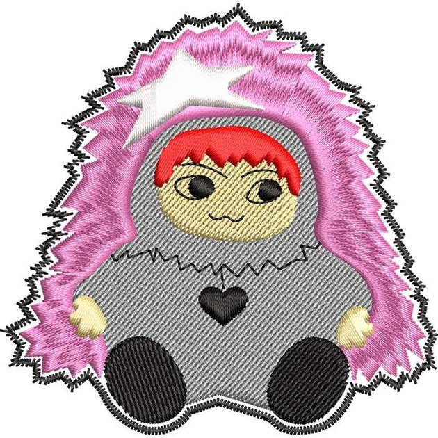 Нашивка патч шеврон Вакуку Wakuku Become Rebel 8x8см