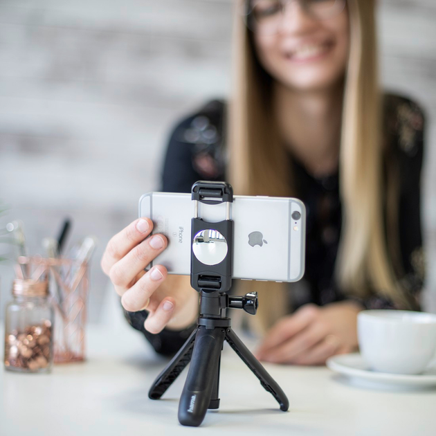 Трипод Hama Pocket 10 - 20 см Black (4007249046215) - зображення 8