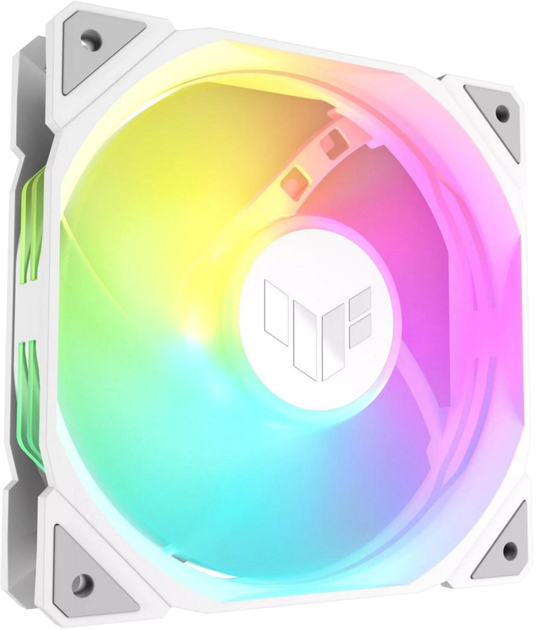 Zestaw wentylatorów ASUS TUF Gaming TR120 ARGB Triple Pack White (90DA0093-B09020) - obraz 2