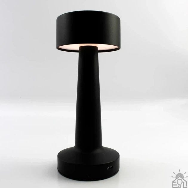Настільна лампа сенсорна світлодіодна ESLLSE DOWN LIGHT з акумулятором 1200 mA Чорна - зображення 6