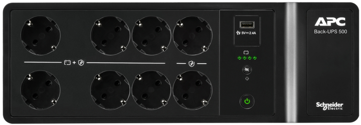 UPS APC Back-UPS 300W/500VA Schuko (BE500G2-GR) - obraz 3