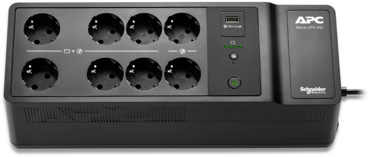 UPS APC Back-UPS 300W/500VA Schuko (BE500G2-GR) - obraz 4