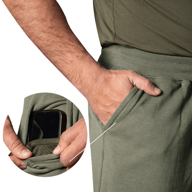 Шорти Camotec FitPro Cotton Хакі 3XL (8705(3XL)) - зображення 5
