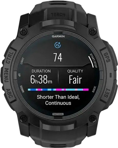 Smartwatch Garmin Instinct 3 50mm AMOLED Tactical Black (010-03020-50) - obraz 2