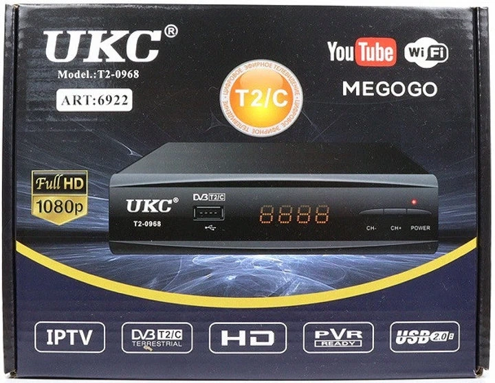 Тюнер DVB-T2 0968/6922 METAL с поддержкой WiFi адаптера Цифровой эфирный приемник с экраном - Фото 6 Тюнер DVB-T2 0968/6922 METAL с поддержкой WiFi адаптера Цифровой эфирный приемник с экраном - изображение 6