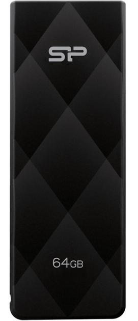 Pamięć flash USB Silicon Power Blaze B20 64GB Black (SP064GBUF3B20V1K) - obraz 1