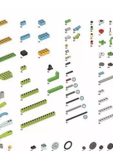 Конструктор обучающий робототехника 280 деталей WeDo 2.0 базовый набор - изображение 3