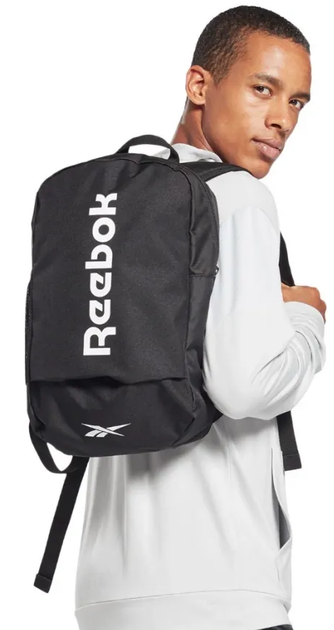 Невеликий Спортивний Рюкзак 15l Reebok Act Core Ll Bkp M Чорний (244875) - Фото 4 Невеликий Спортивний Рюкзак 15l Reebok Act Core Ll Bkp M Чорний (244875) - зображення 4