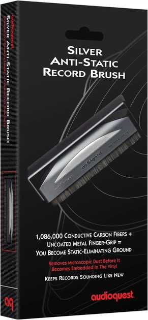 Щітка антистатична для вінілу AudioQuest Silver Anti-Static Record Brush - изображение 4