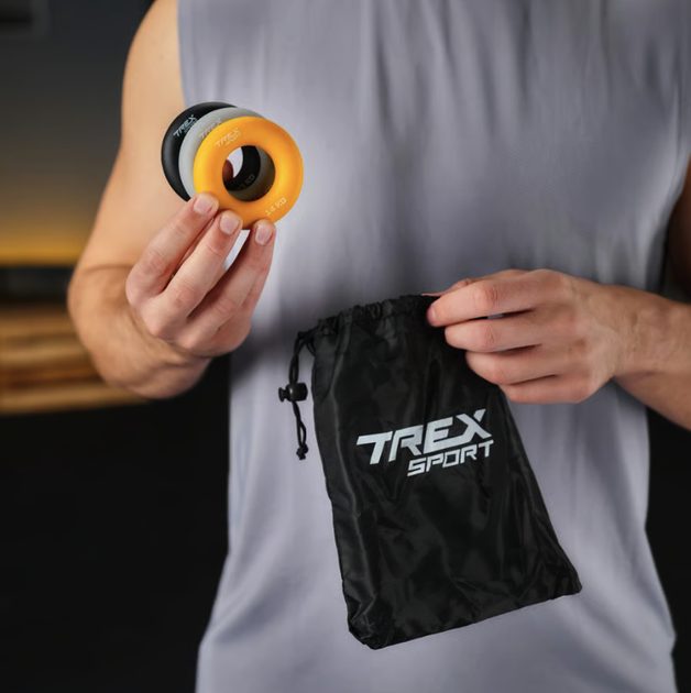 Набор силиконовых эспандеров 3 в 1 Trex Sport TX-003HSC - Фото 12 Набор силиконовых эспандеров 3 в 1 Trex Sport TX-003HSC - изображение 12