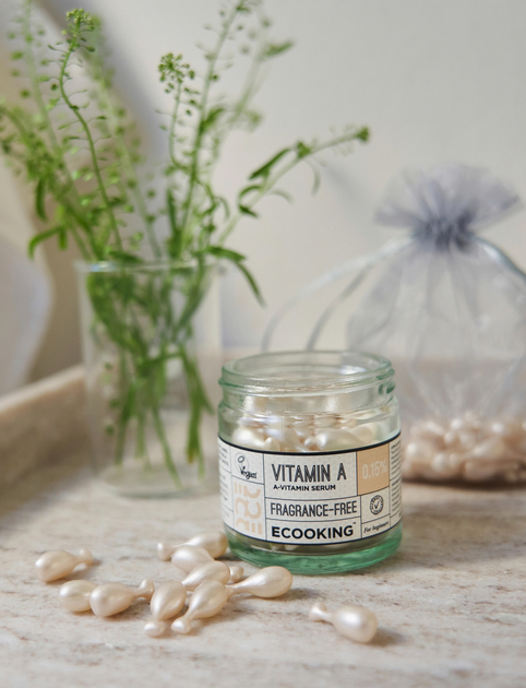 Сироватка для обличчя Ecooking Vitamin A в капсулах 60 шт (5712350503302) - зображення 4