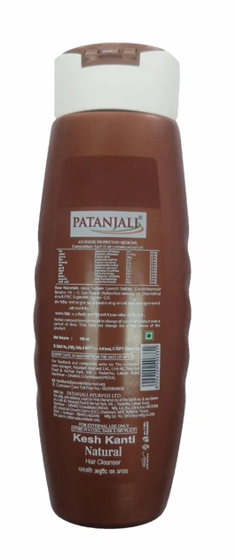 Шампунь для волос Kesh Kanti Natural Shampoo Patanjali ,Кеш Канти Натурал Патанджали 180 мл - изображение 2