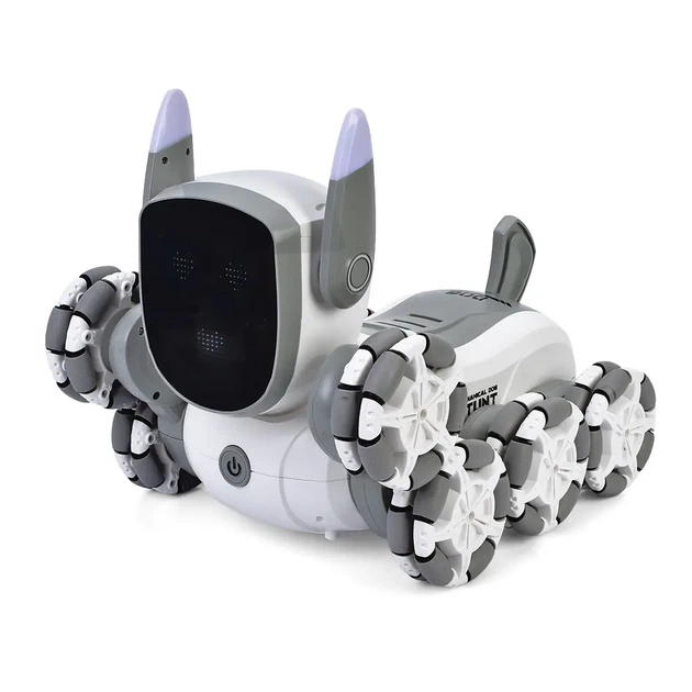 Собака-робот на радиоуправлении Intellect Toys MD573A 36 см Серый