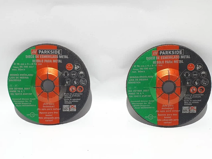 Набор шлифовальных дисков Parkside PWSZ 76 A1 76 мм 2 шт - изображение 3
