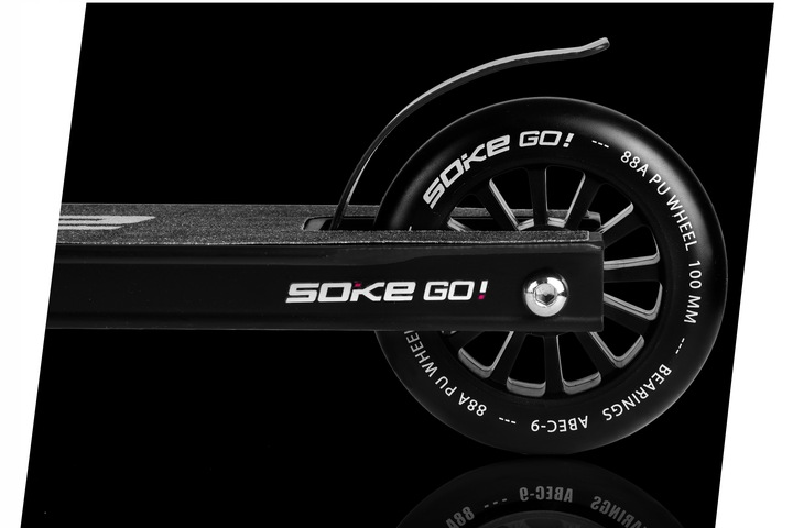 Kolka do hulajnogi Soke 100 mm czarne 2 szt. 803000 (5903890607715) - obraz 6