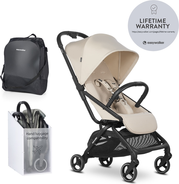 Прогулянкова коляска Easywalker Rockey S Bright Taupe (8720512117479) - зображення 8