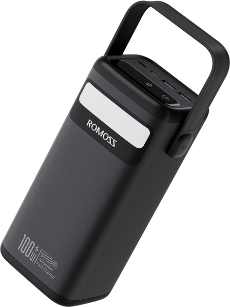 УМБ Romoss PMT60 60000mAh 100W Black (6958377515822) - зображення 3