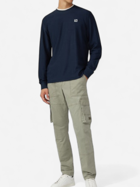 Bluza bez kaptura męska s.Oliver 10.3.11.14.140.2169281-5978 XL Ciemnogranatowa (4099978177827) - obraz 3