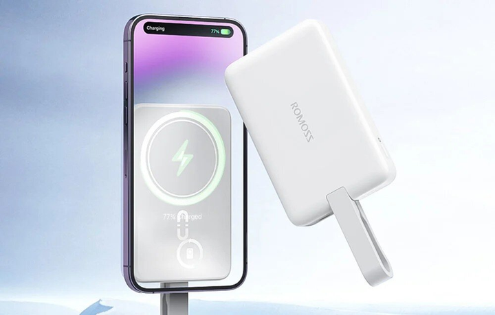 Powerbank Romoss WMS10 10000mAh 20W White (WMS10-121-1133H) - obraz 5
