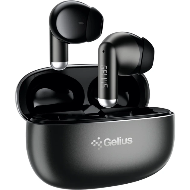 Навушники BT Gelius MaxBuds 2 GP-TWS025X Gun Metal - зображення 2