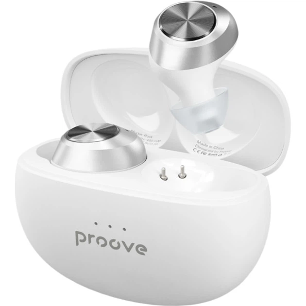 Навушники BT Proove Rock TWS White - Фото 3 Навушники BT Proove Rock TWS White - зображення 3