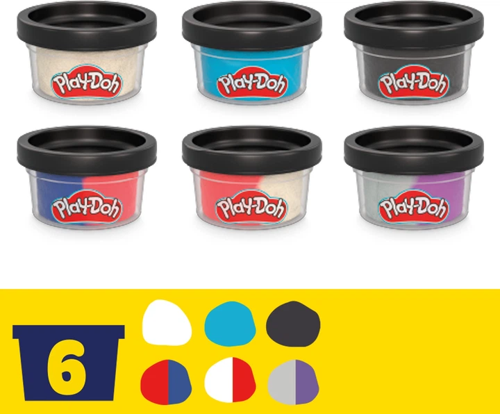 Zestaw kreatywny z masą plastyczną Hasbro Play-Doh Marvel Przygody bohaterów (G0333) - obraz 4