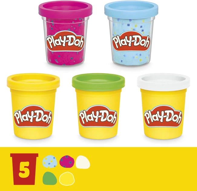 Набір для творчості з масою для ліплення Hasbro Play-Doh Набір подарунків для вечірки G0525 (5010996281869) - зображення 3