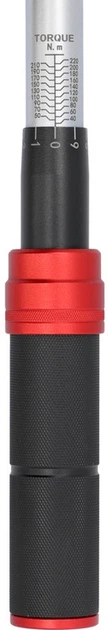 Ключ динамометричний Yato YT-07676 квадрат 1/2" F= 40-220 Нм L= 485-505 мм (5906083109102) - зображення 3