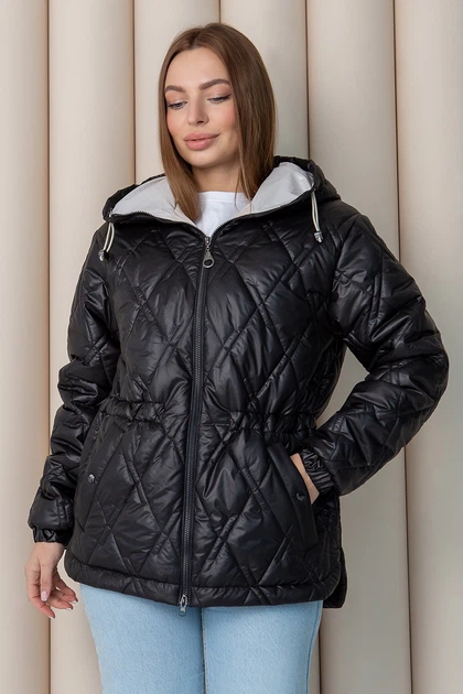 Куртка Miorichi Elina 54 Чорний (01202-black54) - Фото 6 Куртка Miorichi Elina 54 Чорний (01202-black54) - изображение 6