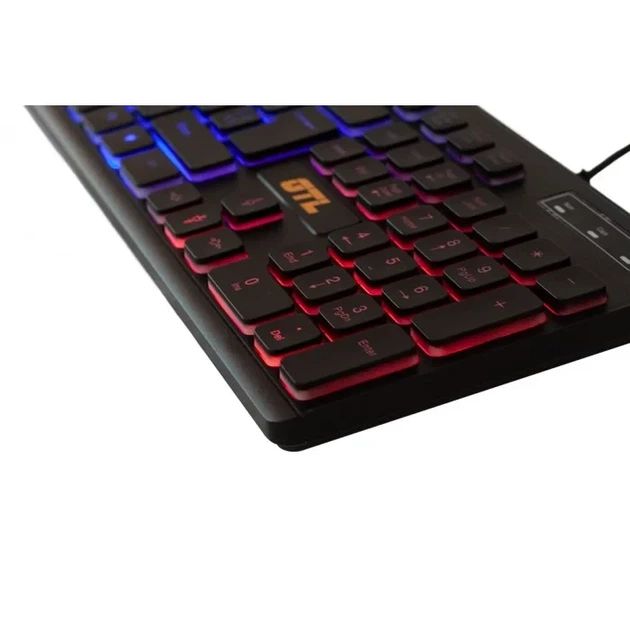 Клавіатура GTL KB7269-5-1 Gaming Black, USB, RGB підсвічування - Фото 5 Клавіатура GTL KB7269-5-1 Gaming Black, USB, RGB підсвічування - зображення 5
