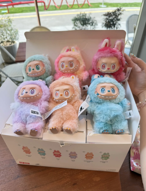 Мягкая подвесная игрушка Лабубу 3 серия Монстр 17см Pop Mart Labubu Art The Monsters плюшевый брелок-сюрприз - изображение 6