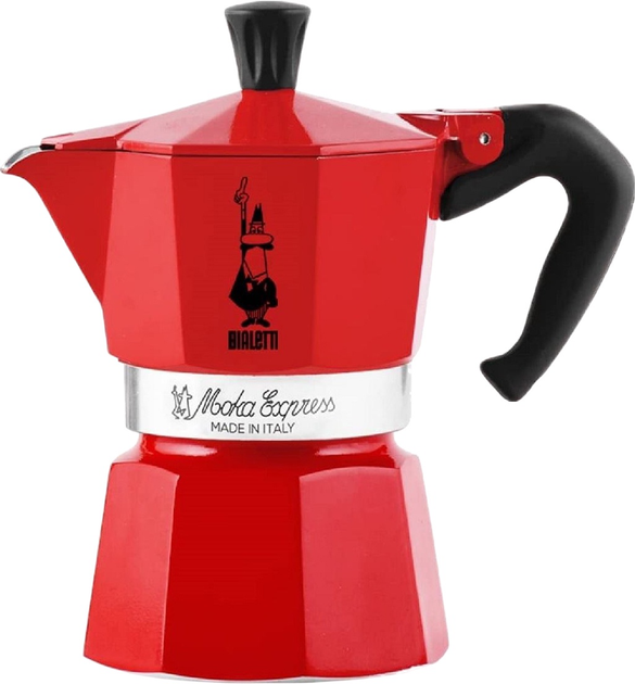 Kawiarka Bialetti Cafeteira Moka Espresso czerwona 270 ml (AGDBLTEXP0061) - obraz 1
