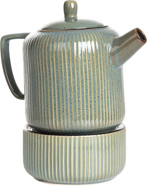 Dzbanek do herbaty Homla Mirande z podgrzewaczem zielony 0.95 l (5904183855561) - obraz 3