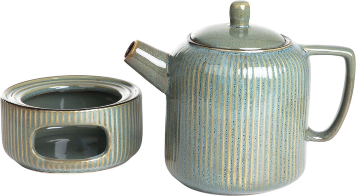 Dzbanek do herbaty Homla Mirande z podgrzewaczem zielony 0.95 l (5904183855561) - obraz 4