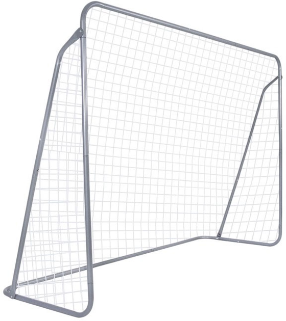 Bramka piłkarska Springos 240 x 170 cm z matą treningowa (5907719455303) - obraz 4
