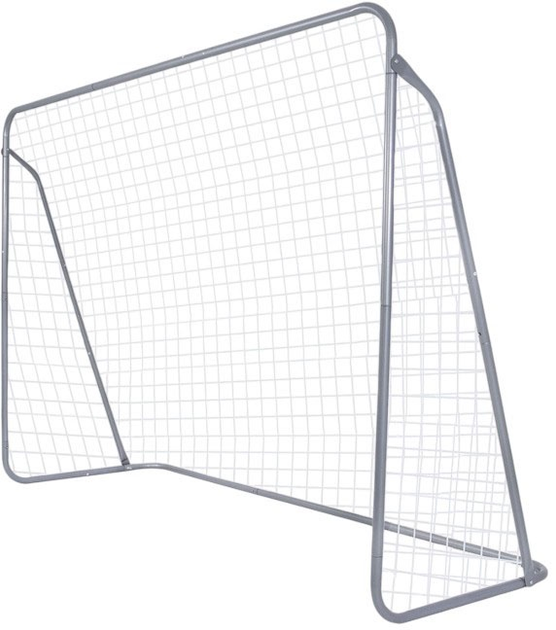 Bramka piłkarska Springos 240 x 170 cm z matą treningowa (5907719455303) - obraz 5
