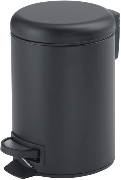 Kosz na śmieci do łazienki Gedy Potty 3 l Matt Black (8003341112274) - obraz 1