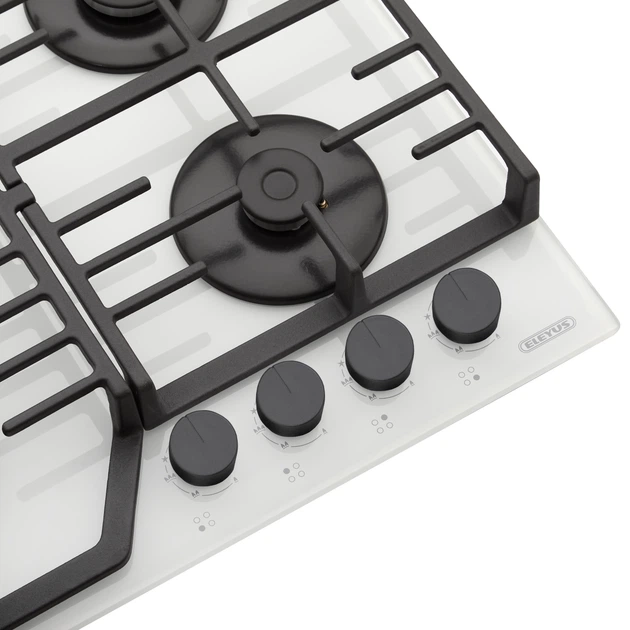 Газова варильна поверхня ELEYUS IMPREZA 60 WH CF - зображення 6