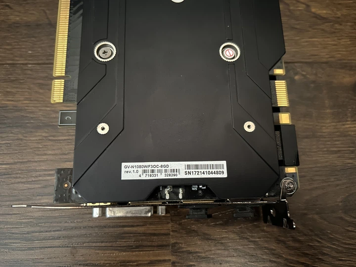 Видеокарта GTX 1080 8GB Gigabyte Windforce OC GDDR5X (GV