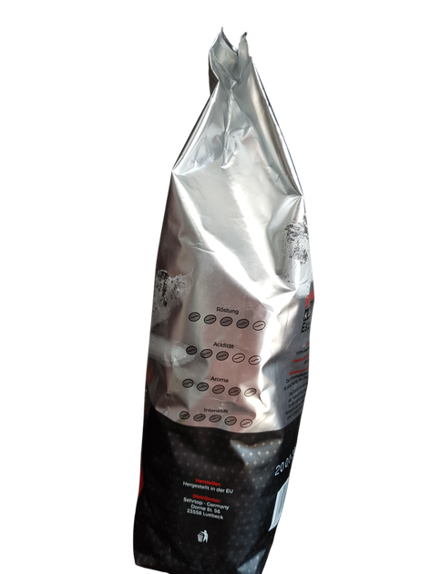 Крепкий кофе в зернах Swisso Kaffee Espresso 100% арабика 1 килограмм - изображение 2