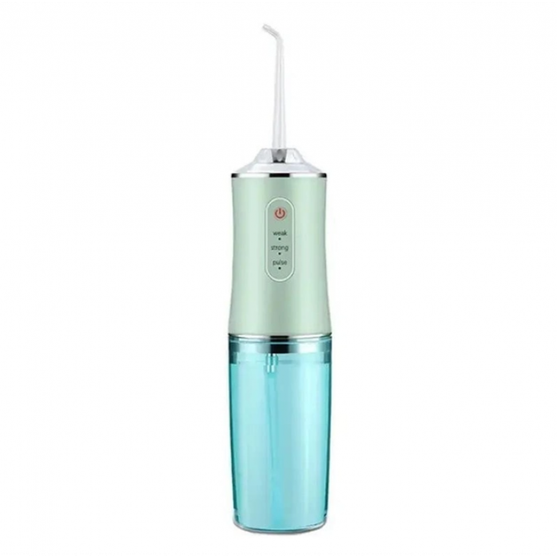 Ирригатор портативный электрический для зубов и полости рта Oral Irrigator S3J2 200 мл IPX 7 1500mah Зелёный - изображение 3