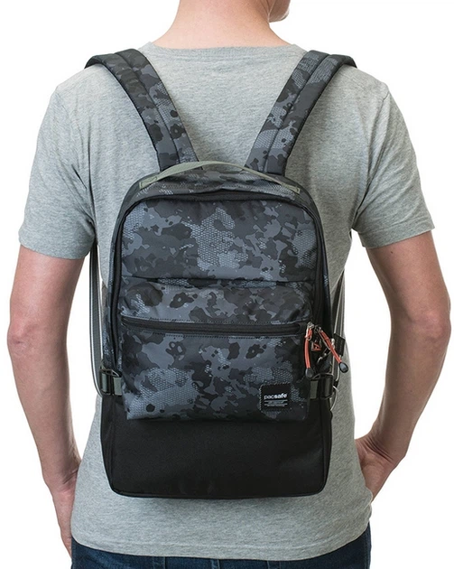 Рюкзак для ноутбука Pacsafe "антивор" Slingsafe LX350 15.4" Black/Camouflage (45331802) - изображение 5