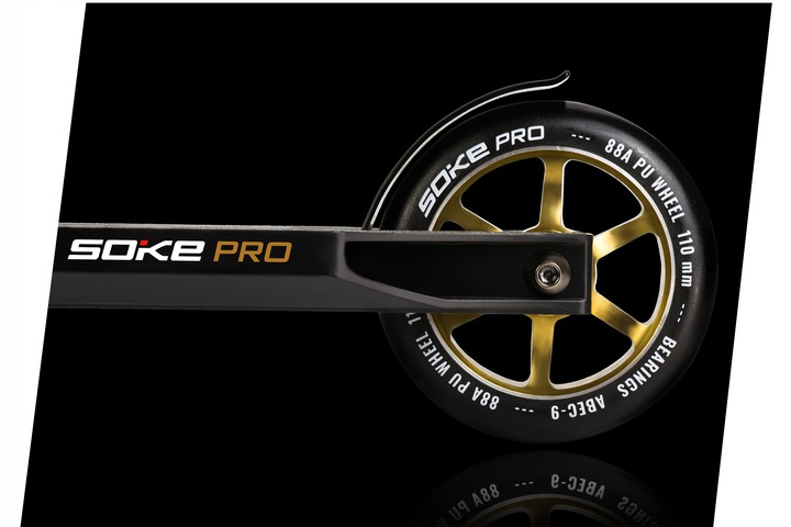 Kolka do hulajnogi Soke 110 mm złote 2 szt. 803204 (5903890607814) - obraz 6