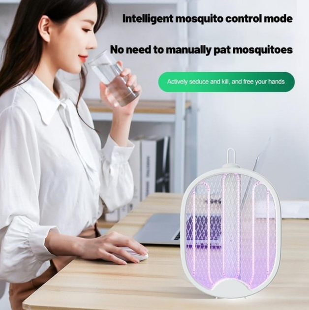 Мухобойка GeForest Mosquito Lamp Swatter электрическая, неповоротная, белая - изображение 4