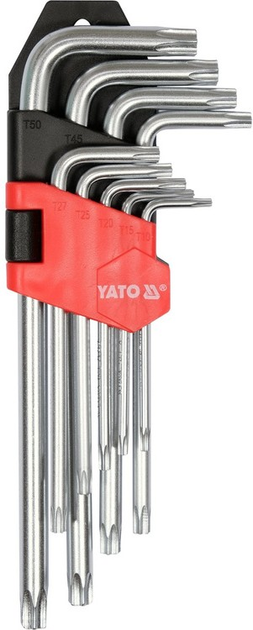 Набір ключів Torx Yato 9 шт T10-T50 (YT-0511) - зображення 1