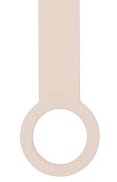 Подвіска для пустушки Nattou Silicone & Rubber Бежева з візерунком 21 см 875530 (5414673875530) - зображення 3