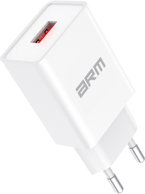 Ładowarka sieciowa ArmorStandart AR02 1xUSB (3.1A) White (ARM59714) - obraz 1