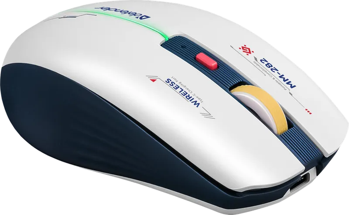 Mysz Defender Dila MM-282 LED Wireless White-Blue (4745090825435) - obraz 5