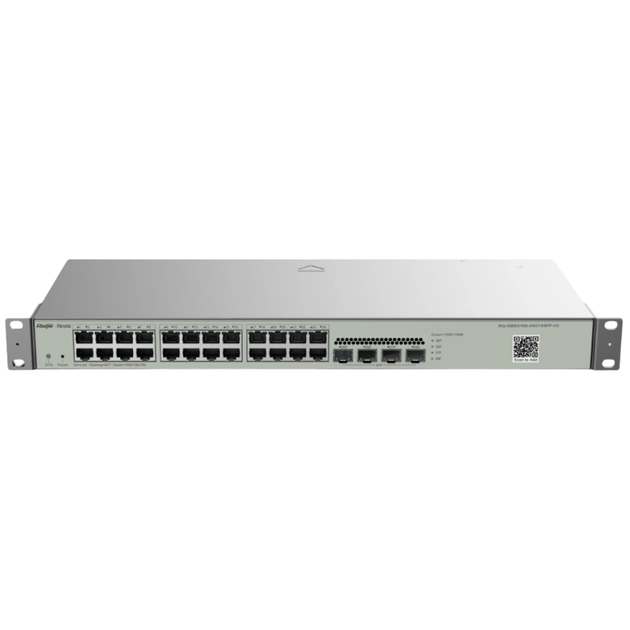 Коммутатор управляемый Ruijie Reyee RG-NBS3100-24GT4SFP-V2 24-портовый гигабитный L2 свитч с поддержкой VLAN и 4 SFP портами (99-00019851) - Фото 1 Коммутатор управляемый Ruijie Reyee RG-NBS3100-24GT4SFP-V2 24-портовый гигабитный L2 свитч с поддержкой VLAN и 4 SFP портами (99-00019851) - изображение 1