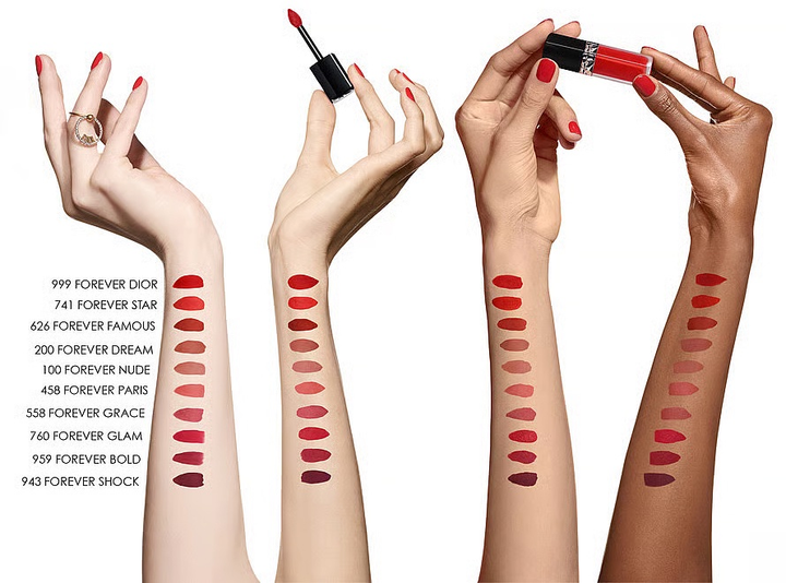 Рідка помада Dior Rouge Dior Forever 959 Forever Bold 6 мл (3348901588447) - зображення 4